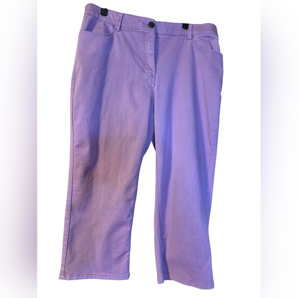 10. Violets & Roses Pink Cropped Pants - Picture 12 of 12